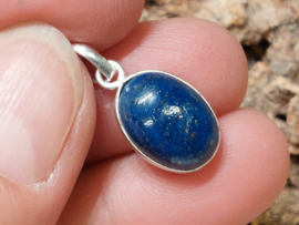 Lapis lazuli hanger in zilver