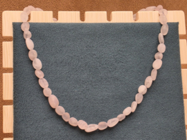 Luna rose ketting nugget met zilveren sluiting