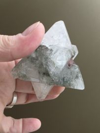 Bergkristal met insluitingen merkaba