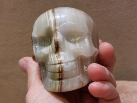 Onyx marmer human skull