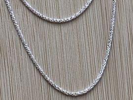 Zilveren ketting 38 cm