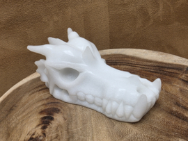 Witte jade/witte steen draak