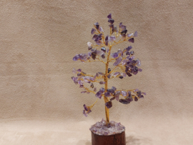 Amethist edelsteenboom klein