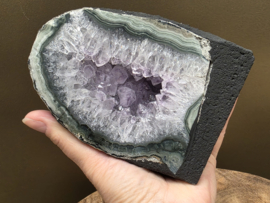 Amethist met agaat geode