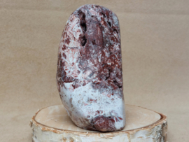 Druzy rode jaspis uit Indonesië sculptuur