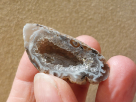 Agaat geode set/paartje