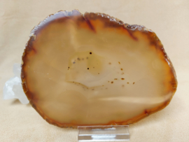 Agaat schijf natuurlijke kleur