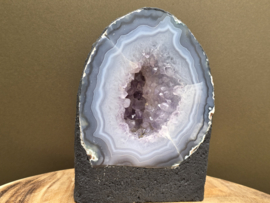 Amethist met agaat geode