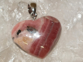 Rhodochrosiet hanger hart