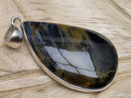 Pietersiet hanger in zilver