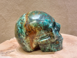 Turkoois human skull