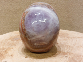 Amethist met agaat human skull