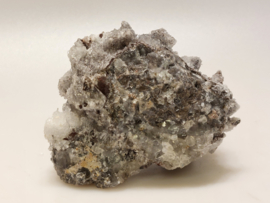 Snow calciet/calciet met aragoniet cluster uit Mexico