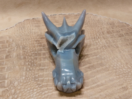 Agaat geode draak