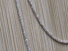 Zilveren ketting 70 cm