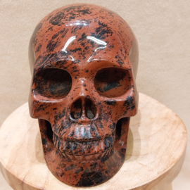 Mahonie obsidiaan human skull