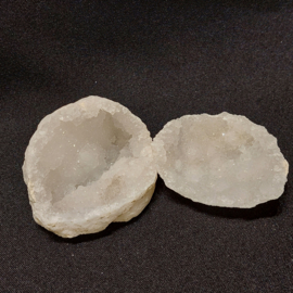 Bergkristal geode set