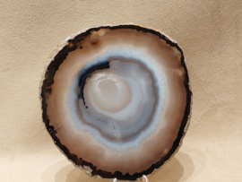 Agaat schijf natuurlijke kleur