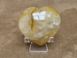 Golden healer of limoniet kwarts hart