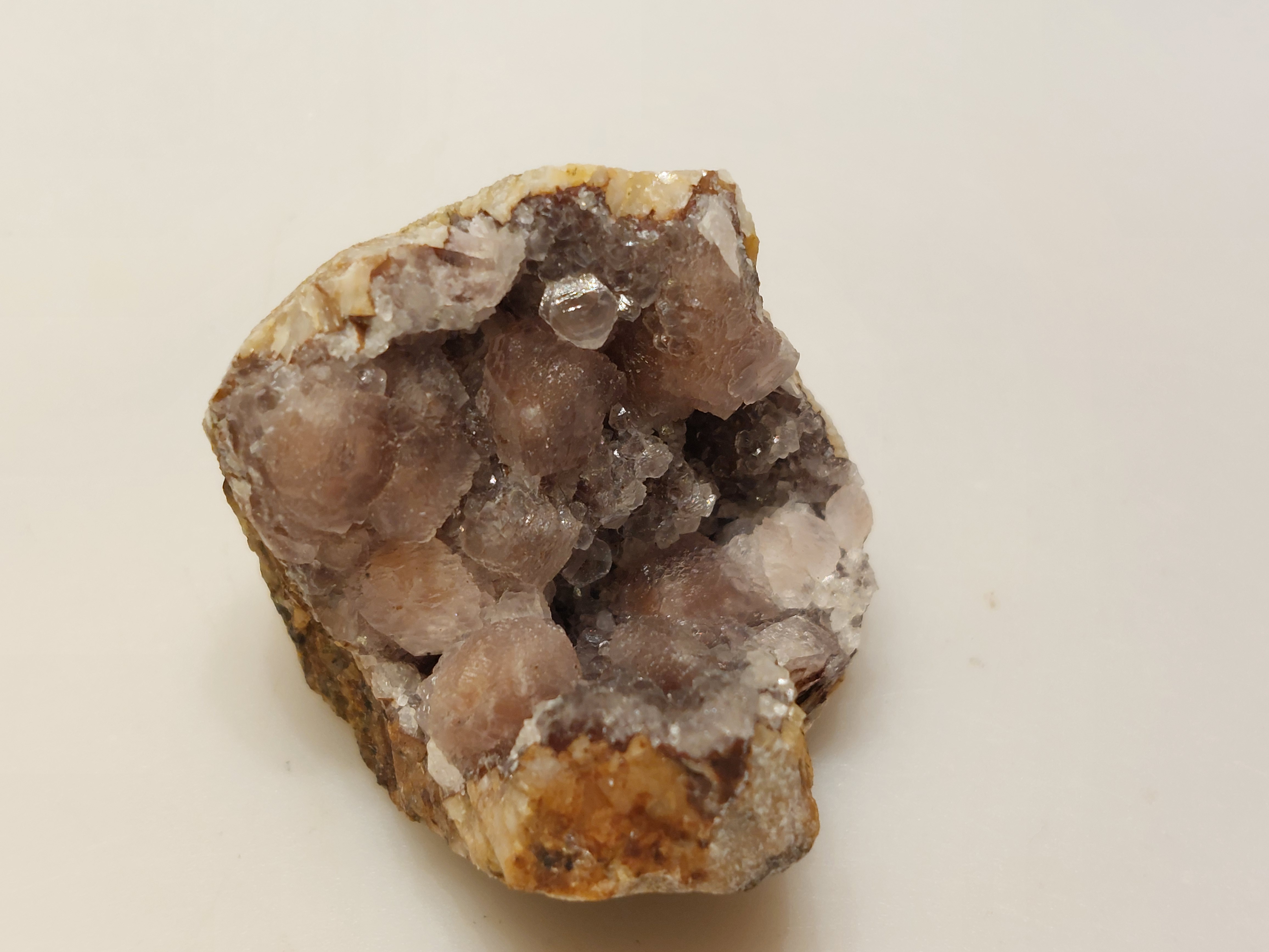 Kobalt calciet cluster uit Marokko