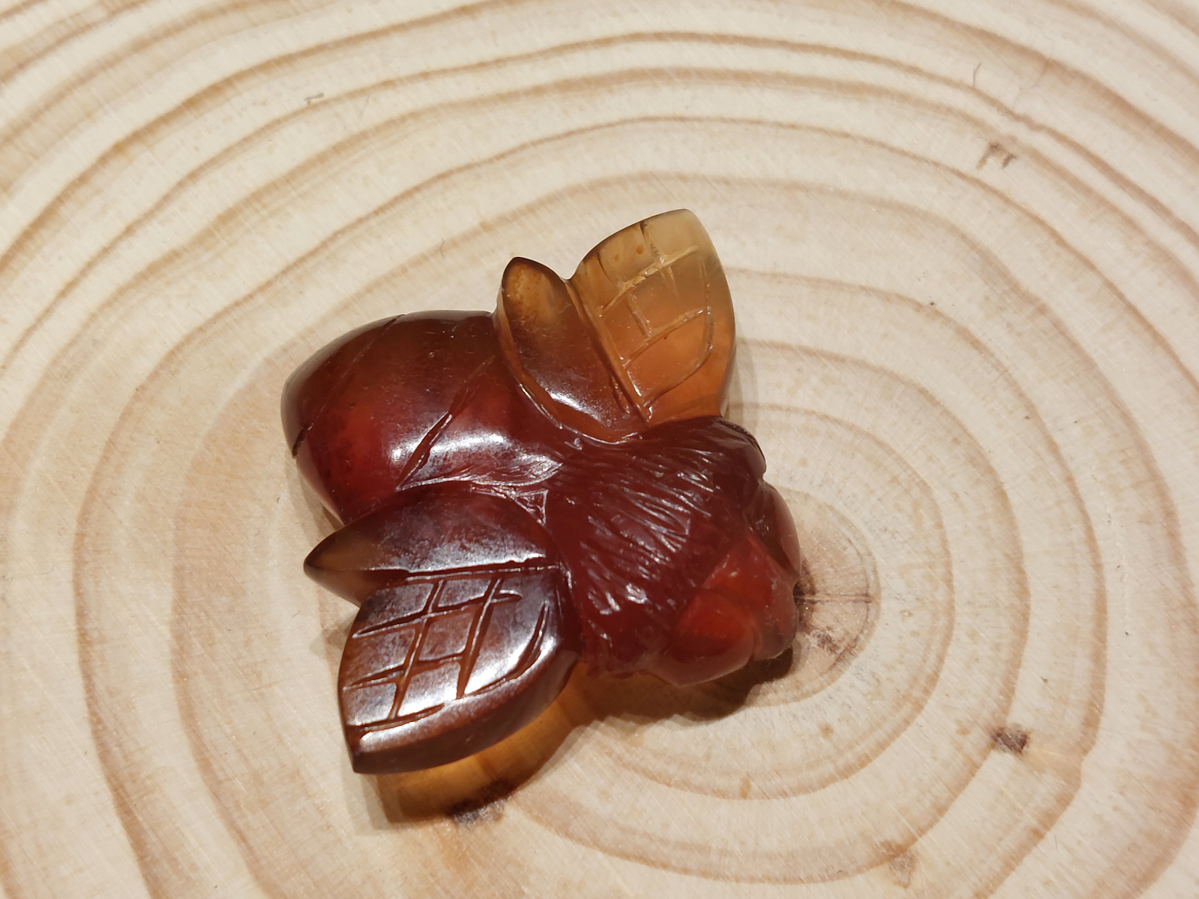 Blauwe amber bij