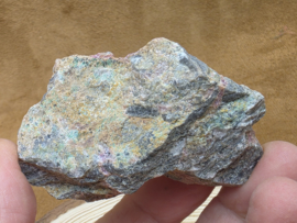 Kobalt calciet cluster uit Congo