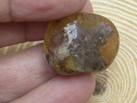 Blue John fluoriet knuffelsteen