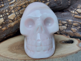 Mangano calciet human skull