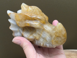 Golden healer of limoniet kwarts draak