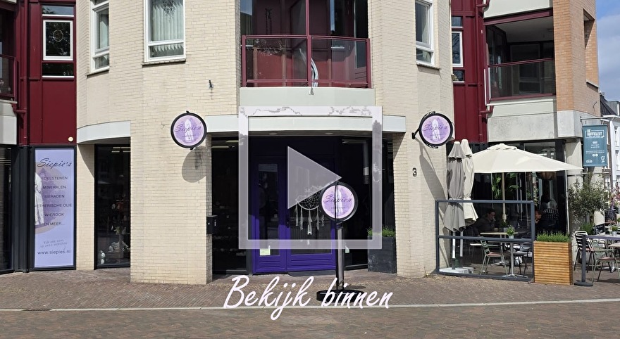 Interactieve 360&deg; rondleiding door Siepie's edelstenen en mineralen