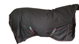 Fleece gevoerde outdoordeken high neck maat 205 cm.