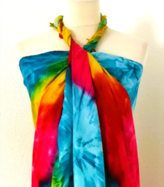 Sarong tie dye. 'Bali Sunset'.