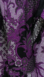 Authentieke Balinese batik blouse/overhemd. Maten 48/54.
