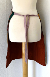 Exclusief patchwork keukenschort.