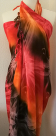 Sarong tie dye 'Tiga'.