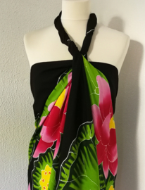 Unieke hand gewaxte en gebatikte sarong.