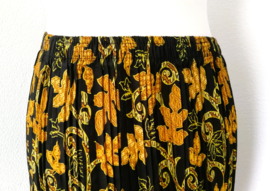 Batik uit Java. Authentieke rok plissé. Maat 36.