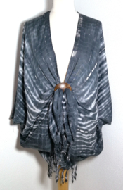 Sarong vest tie dye. 100% rayon, met sarong knoop.