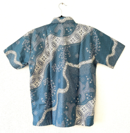 Authentieke Balinese batik kinderblouse. Maat 104 t/m 170.