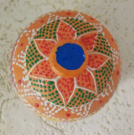 Suikerpotje. Balinees handwerk. 8 cm.