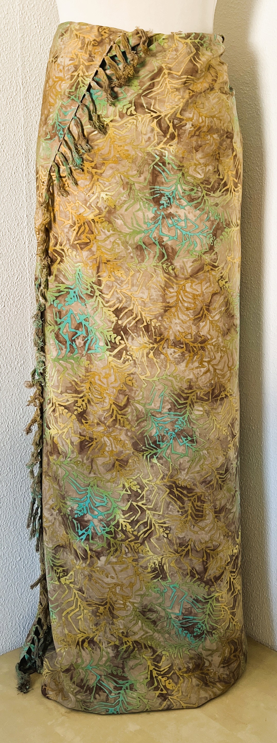 Dubbel batik sarong XL.