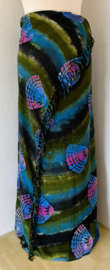 Dubbel batik sarong XL. St. Jacobsschelp.
