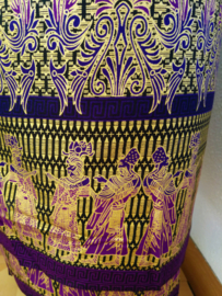 Authentieke Balinese ceremonie sarong. 190 X 115 cm Wasbaar op 30 graden.