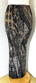 Batik uit Java. Authentieke rok plissé. Maatbereik 36/38.