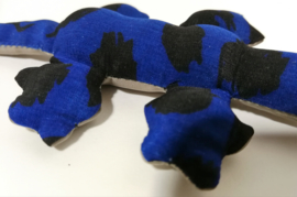 Gekko zwaarte knuffeltje XS. Bali's blauwtje.
