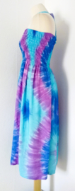 Tie dye jurkje 'Pastel dream'.  One size voor maat 36 t/m 42.