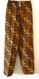 Authentieke Javaanse batik broek. Maat 36.