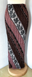 Batik uit Java. Authentieke rok plissé. Maat 42/44.