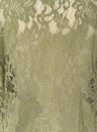 Traditionele Balinese kanten kebaya zacht groen. Maat 54.