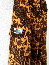 Authentieke Javaanse batik broek. Maat 42.